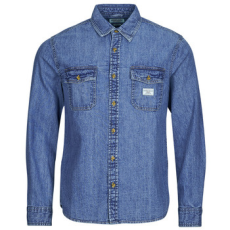 Guess Hosszú ujjú ingek REGULAR LS DENIM SHIRT Kék EU S