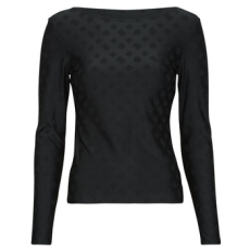 Guess Hosszú ujjú pólók LS SCOOP BACK NADENE Fekete EU L
