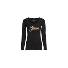 Guess Hosszú ujjú pólók LS SN GUESS SCRIPT TEE Fekete EU XS