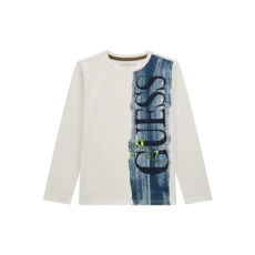 Guess Hosszú ujjú pólók LS T SHIRT Fehér 12 ans