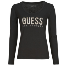 Guess Hosszú ujjú pólók PYTHON LOGO Fekete EU XS női póló