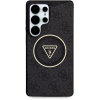 Guess IML 4G Glitter and Triangle Logo Samsung Galaxy S25 Ultra fekete MagSafe tok