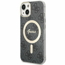 Guess IML 4G MagSafe tok iPhone 15-höz - fekete tok és táska