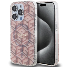 Guess IML GCube MagSafe iPhone 15 Pro tok - rózsaszín tok és táska