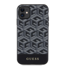 Guess iPhone 14 Pro Guess PU G Cube MagSafe kompatibilis tok fekete tok és táska
