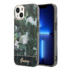 Guess Jungle Collection Apple iPhone 14 hátlap tok, zöld tok és táska