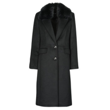 Guess Kabátok NANCY FIT COAT FAUX FUR COLLAR Fekete EU S női dzseki, kabát