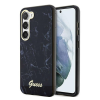 Guess Marble Samsung Galaxy S23+ hátlap tok , fekete