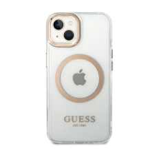 Guess Metal Outline Apple iPhone 14 Tok - Átlátszó tok és táska