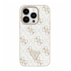 Guess New 4G Triangle iPhone 16 Pro kemény hátlap tok, fehér (GUHCP16LPG4GPH) (GUHCP16LPG4GPH)