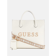  GUESS női nagy táska Caracara, tejszínszín kézitáska és bőrönd