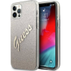 Guess PC/TPU Vintage Apple iPhone 12 Pro Max hátlap tok, átmenetes arany (GUE837GLD)