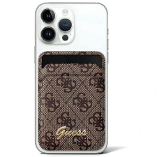 Guess pénztárcával kártyatartóvales állvány GUWMSHGG4SHW barna MagSafe 4G Classic Logo tok tok és táska