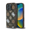 Guess Peony On 4G Background Apple iPhone 16 Pro MagSafe kompatibilis tok, barna GUHMP16LP4PWPW