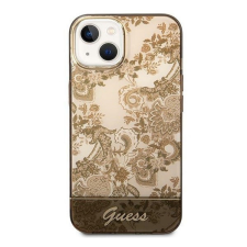 Guess Porcelain Collection Apple iPhone 14 Plus hátlap tok, arany tok és táska