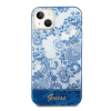 Guess Porcelain Collection Apple iPhone 14 Plus hátlap tok, kék