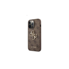 Guess PU 4G Metal Logo Apple iPhone 13 Pro hátlap tok, barna tok és táska