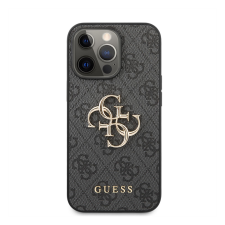 Guess PU 4G Metal Logo Apple iPhone 13 Pro Max hátlap tok, szürke tok és táska