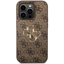 Guess PU 4G Metal Logo iPhone 15 Pro Max barna tok tok és táska