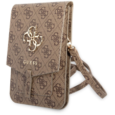 Guess PU 4G Metal Logo Phone Bag Brown tok (GUWBG4GFBR) tok és táska