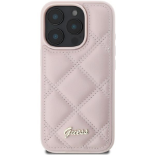Guess PU Leather Quilted Zadní Kryt pro iPhone 16 Pro Pink tok és táska