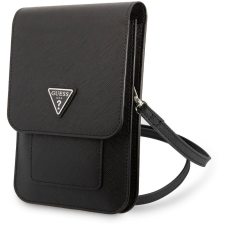 Guess PU Saffiano Triangle Logo Phone Bag Black tok (GUWBSATMBK) tok és táska