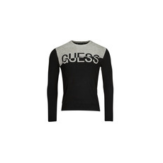 Guess Pulóverek ALEX LS CN LOGO SWEATER Fekete EU L