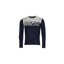 Guess Pulóverek ALEX LS CN LOGO SWEATER Tengerész EU L férfi pulóver, kardigán