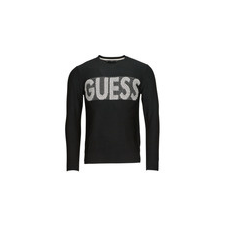 Guess Pulóverek AMYAS LS CN SLOGAN SWEATER Fekete EU L férfi pulóver, kardigán