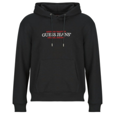 Guess Pulóverek GJ HOOD REG AMERICA Fekete EU XL