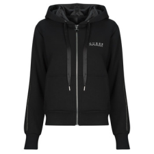 Guess Pulóverek NEW HOODED SCUBA SWEATSHIRT Fekete EU L női pulóver, kardigán
