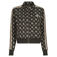 Guess Pulóverek PEONY TAPED FULLZIP SWEATSHIRT Fekete EU L