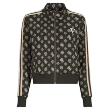 Guess Pulóverek PEONY TAPED FULLZIP SWEATSHIRT Fekete EU XS női pulóver, kardigán