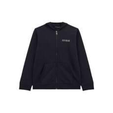 Guess Pulóverek ZIP UP HOODED ACTIVE TOP Tengerész 14 ans