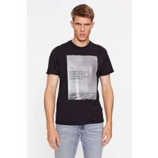 Guess Regular Fit Guess M3BI67 M INTL fekete póló