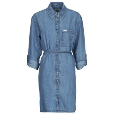 Guess Rövid ruhák GJ LS DENIM SHIRT Kék EU M