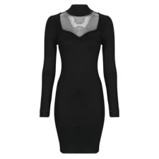 Guess Rövid ruhák LS LUCY RHINESTONES SWTR Fekete EU XL női ruha