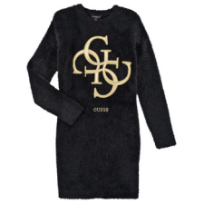Guess Rövid ruhák LS SWEATER DRESS Fekete 12 ans lányka ruha