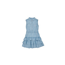 Guess Rövid ruhák LYOCELLE SLUB DENIM Kék 3 ans lányka ruha