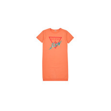 Guess Rövid ruhák ROLLED UP SLEEVES TERRY DRESS Narancssárga 8 ans