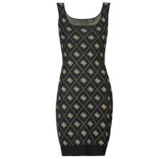 Guess Rövid ruhák SARAH 4G SL DRESS SWTR Fekete EU S női ruha