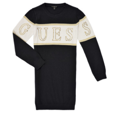 Guess Rövid ruhák SWEATER DRESS Fekete 16 ans lányka ruha