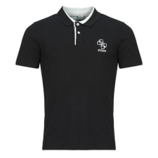 Guess Rövid ujjú galléros pólók LYLE SS POLO Fekete EU XL férfi póló