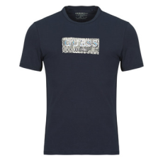 Guess Rövid ujjú pólók CN GUESS BOX TEE Tengerész EU XL