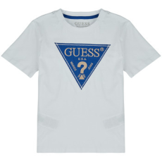 Guess Rövid ujjú pólók ORGANIC COTTON JERSEY Fehér 12 ans