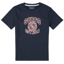 Guess Rövid ujjú pólók ORGANIC COTTON JERSEY Tengerész 14 ans gyerek póló