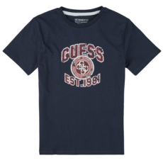 Guess Rövid ujjú pólók ORGANIC COTTON JERSEY Tengerész 16 ans