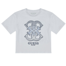 Guess Rövid ujjú pólók ORGANIC COTTON STRETCH Fehér 8 ans