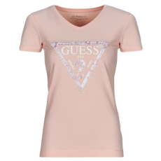 Guess Rövid ujjú pólók VN PYTHON TRIANGLE Rózsaszín EU XS