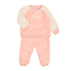 Guess Ruhák SET FAUX FUR ACTIVE TOP+PANTS Rózsaszín 18 Monate